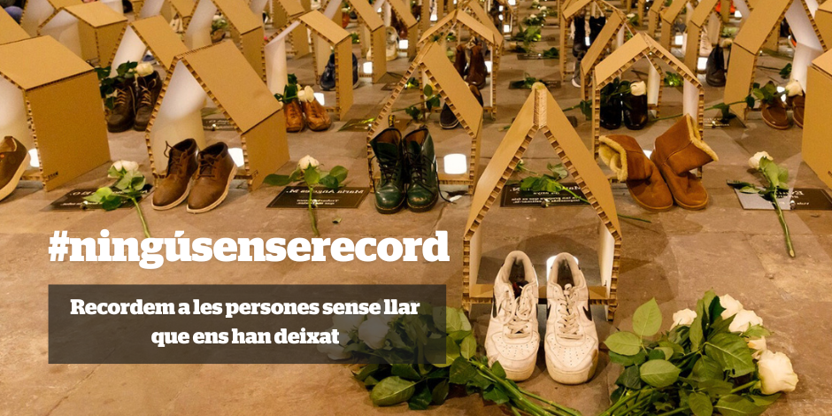 El dimecres 29 d’octubre celebrarem l’acte de record a les persones sense llar que ens han deixat l’últim any