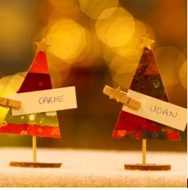 ARBRES DECORATIUS D´ARRELS (lot de 6 unitats)