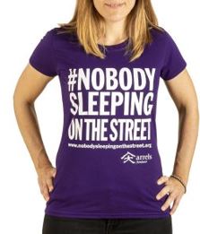 SAMARRETA ENTALLADA #nobodysleepingonthestreet