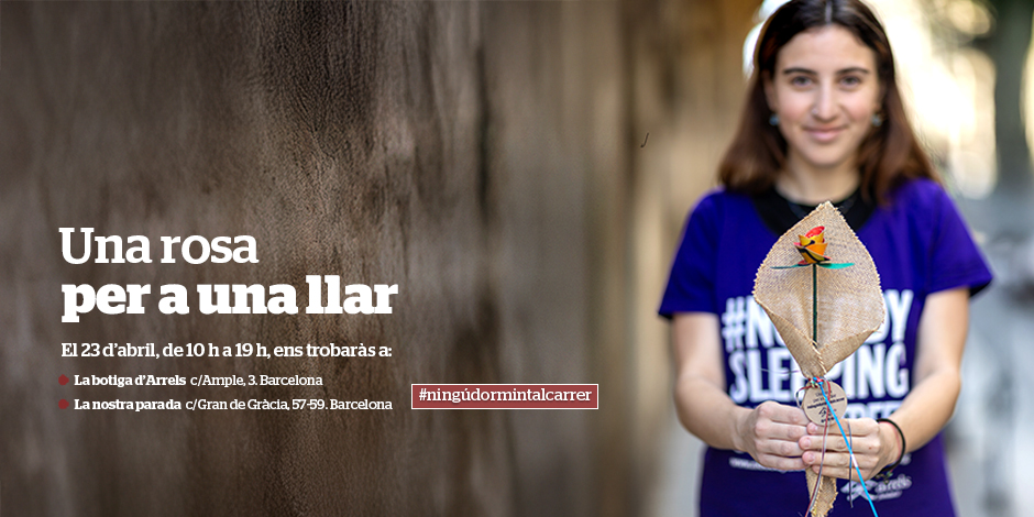 Aquest Sant Jordi, una rosa per a una llar