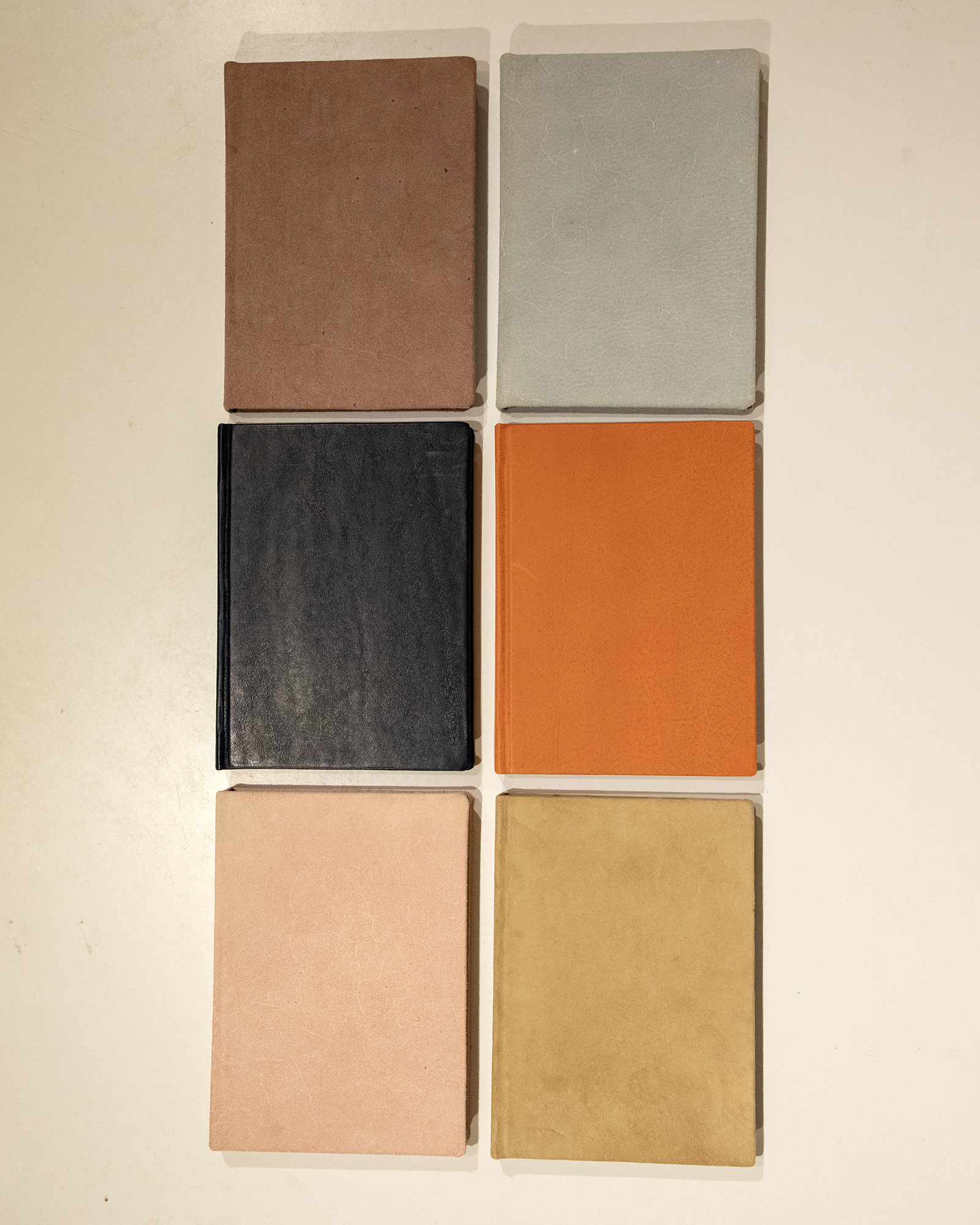Llibreta de pell colors diversos (A5)