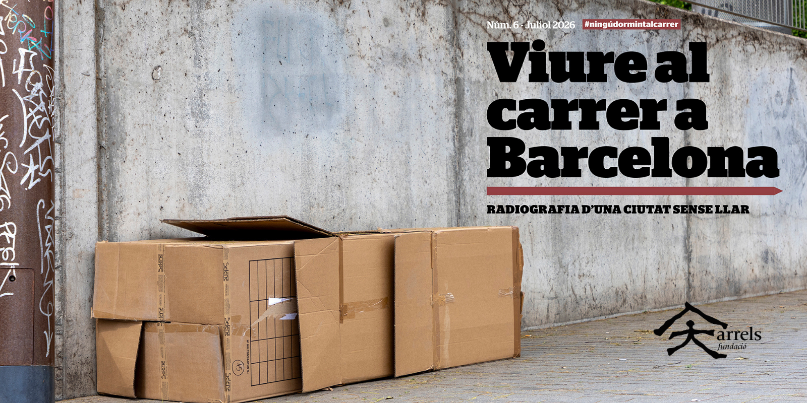 El 72 % de les persones que viuen al carrer a Barcelona no té cap expectativa de viure en un habitatge